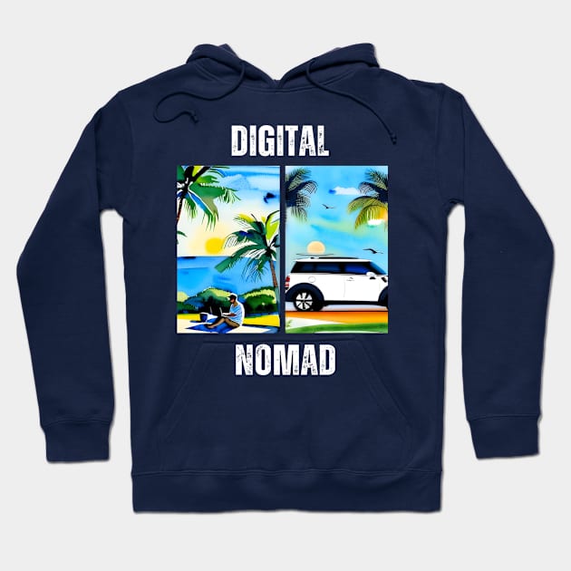 Digital Nomad Hoodie by The Global Worker